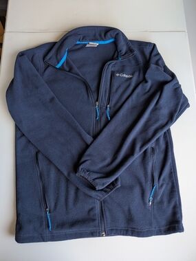 Columbia Navy Blue Fleece Jacket